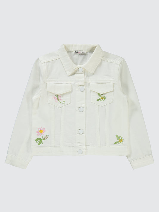 Denim Embroidered Jacket