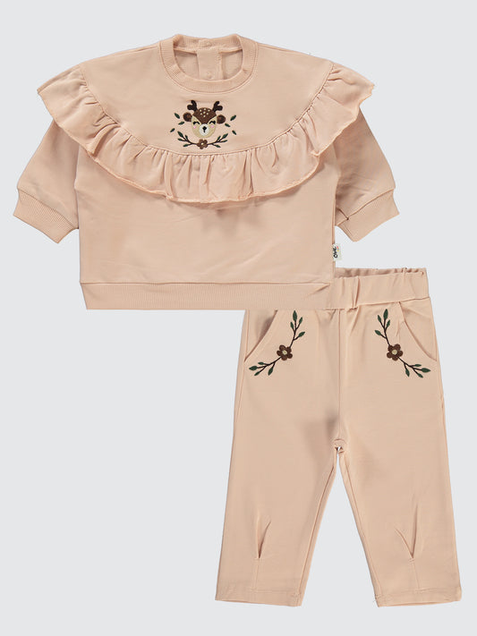 Embroidered Deer Set