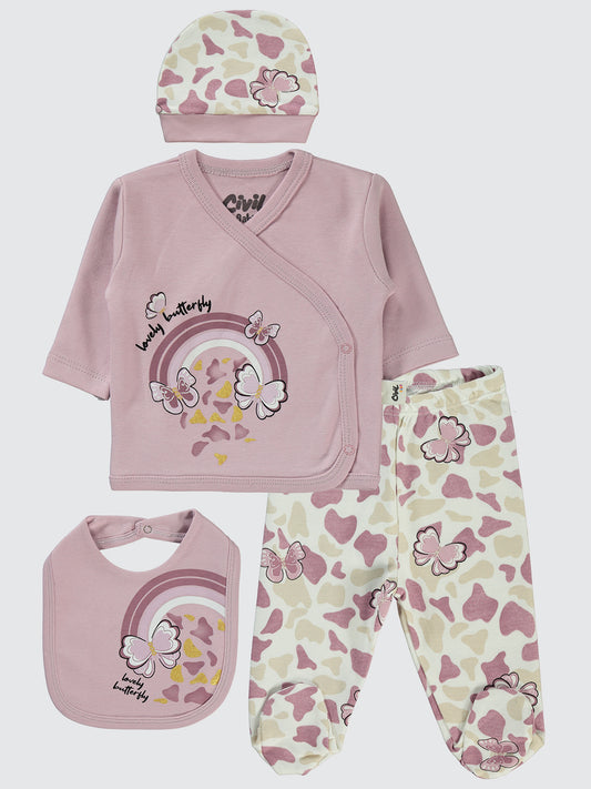 Lovely Butterfly Cotton Set