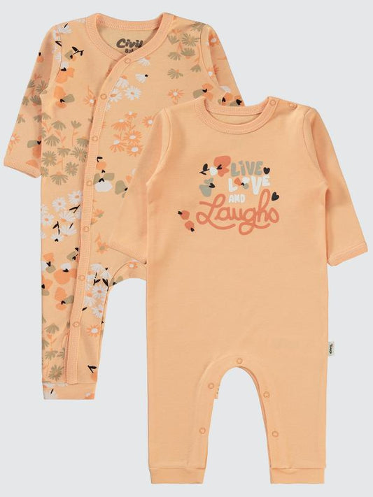 Set of 2 colored Jumpsuits