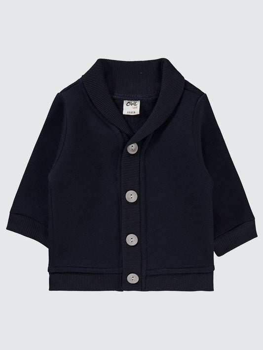 Navy Baby Cardigan