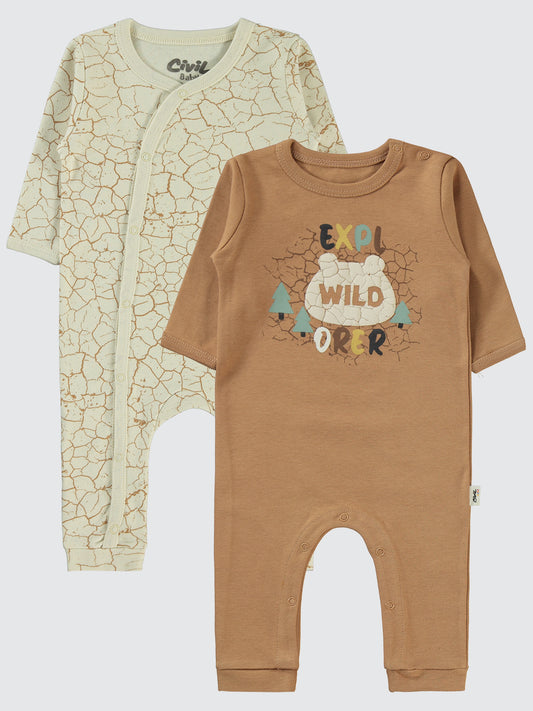 Set of 2 colored Jumpsuits