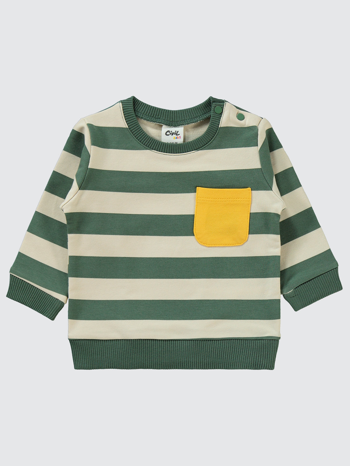 Green & Yellow Striped Set