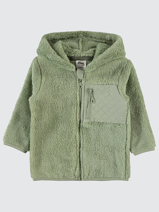 Baby Fleece Zipper Cardigan