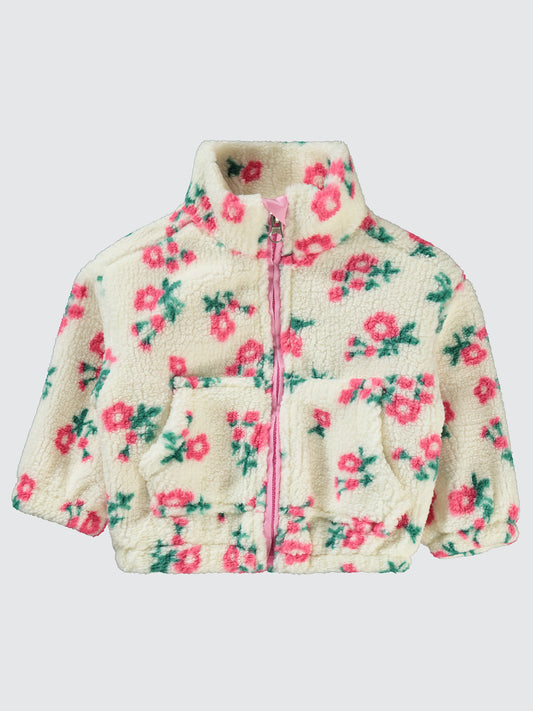 Fleece Zipper Cardigan