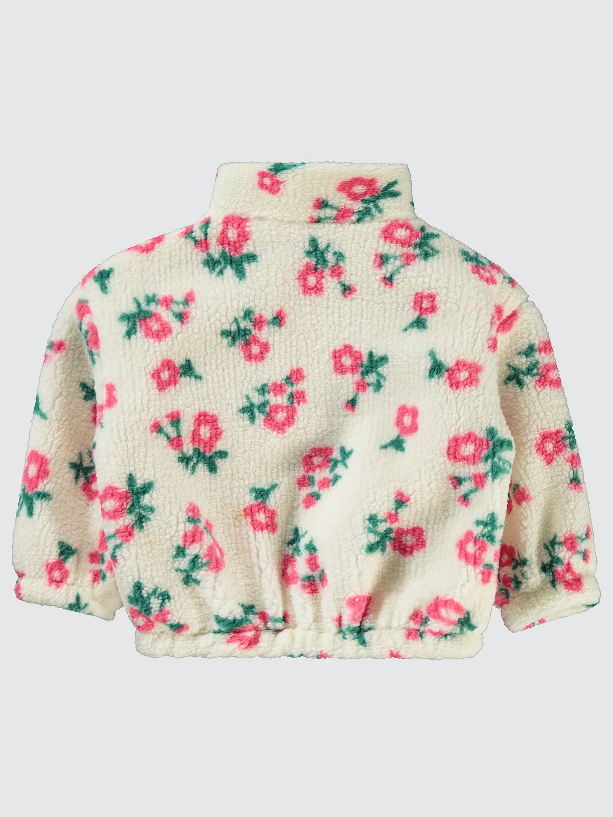 Fleece Zipper Cardigan