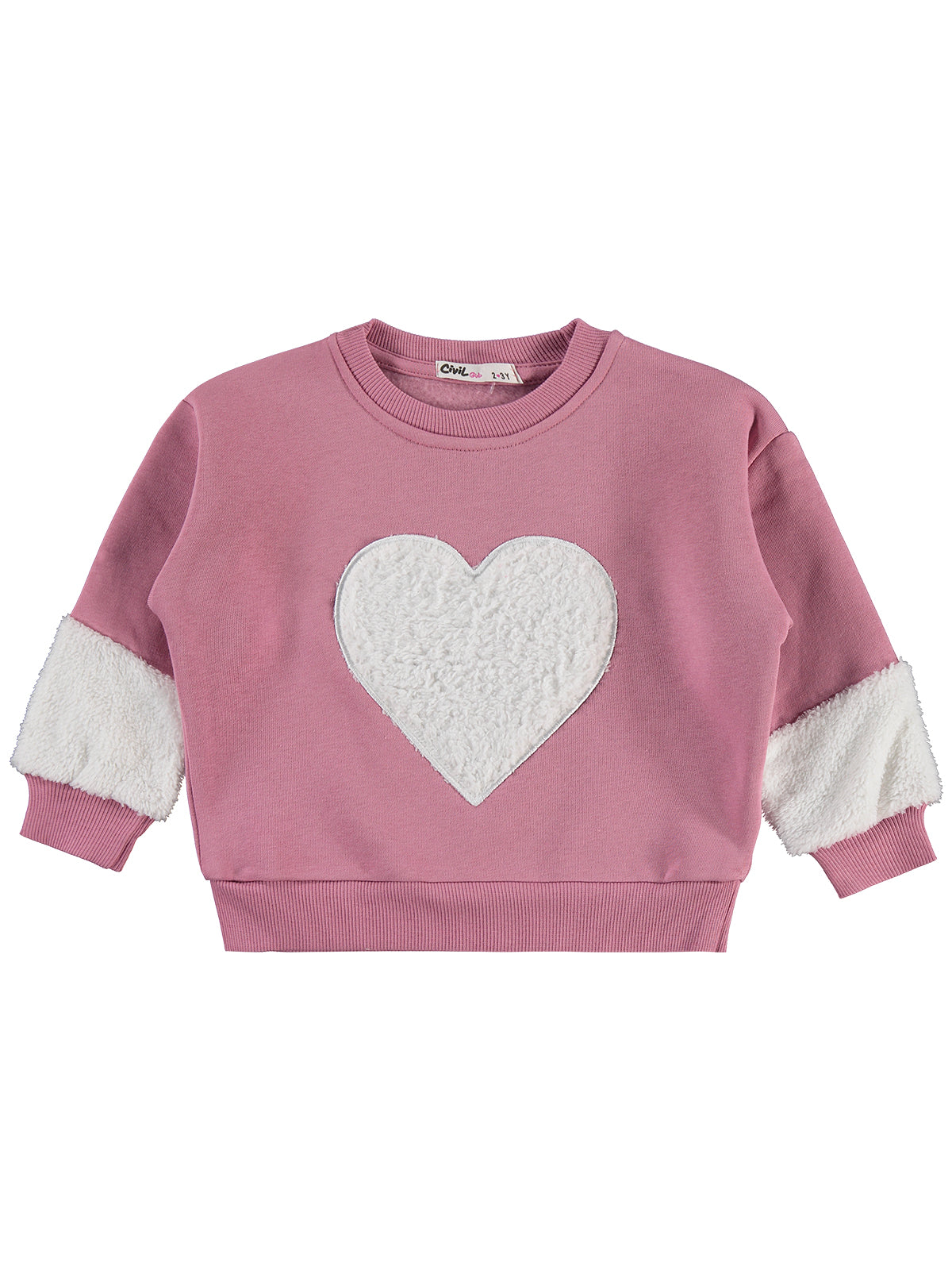 Pink & Grey Heart Tracksuit