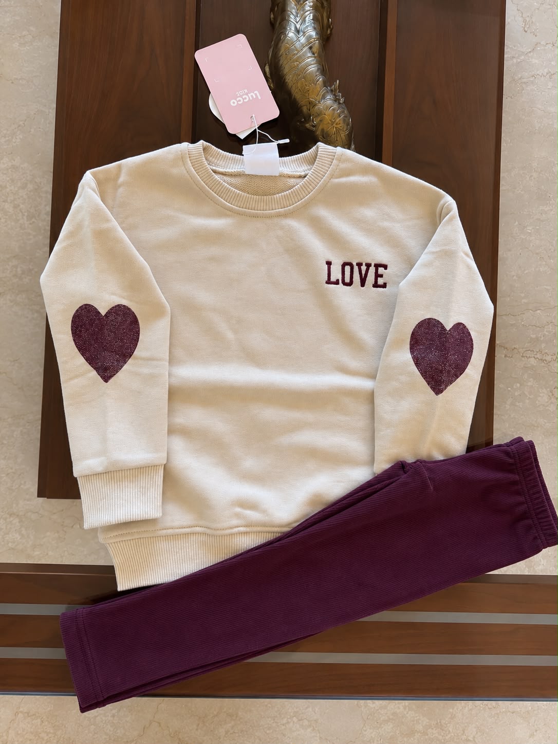 Love Hearts Sleeves Set
