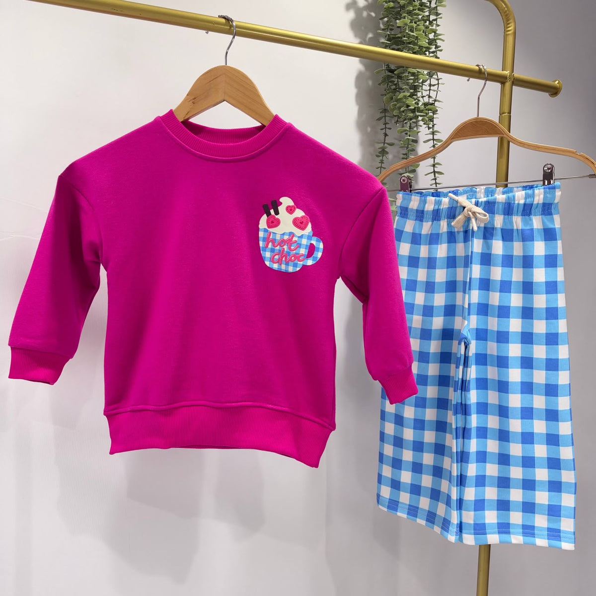 Hot Choc Pink & Blue Set