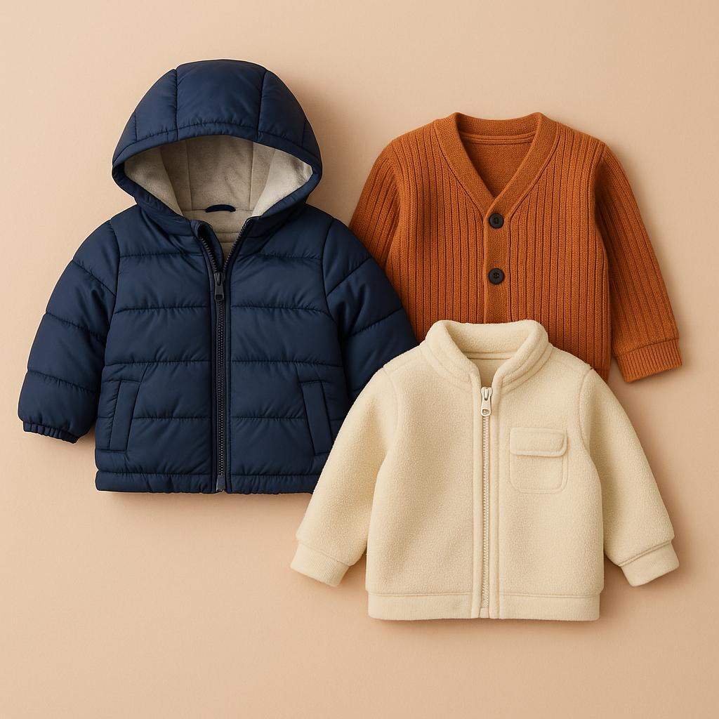 Baby Boys Jackets, Cardigans & Coats
