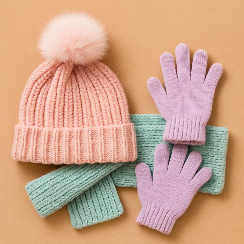 Baby Girls (0-2 years) Winter Hats & Accessories