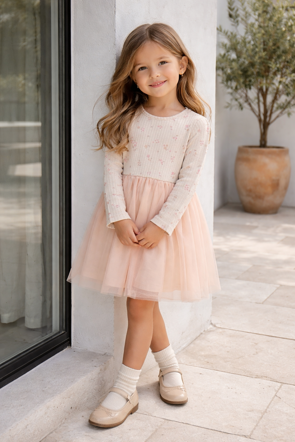 Ribbed Tutu Dress