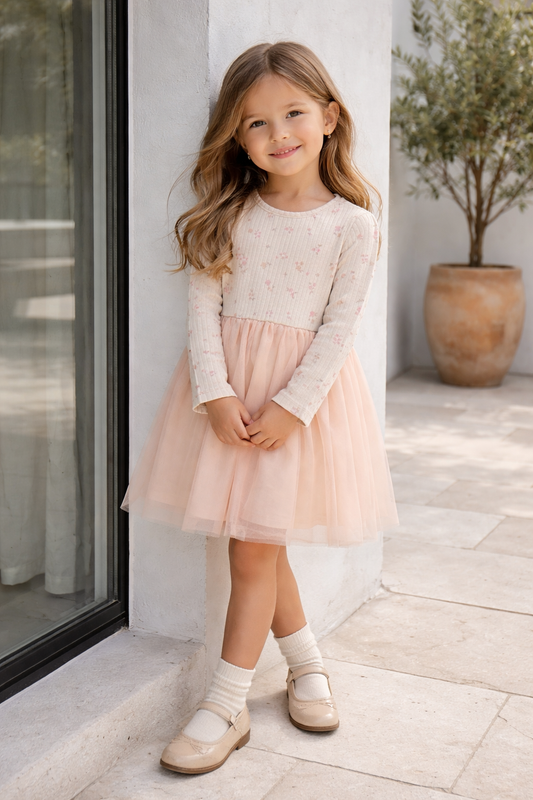 Ribbed Tutu Dress
