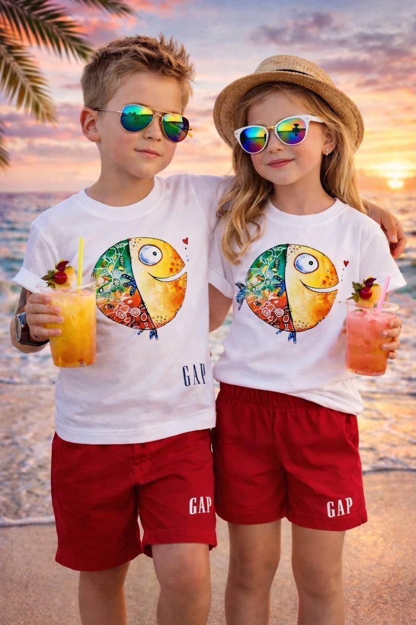 Unisex Fish Gap Set
