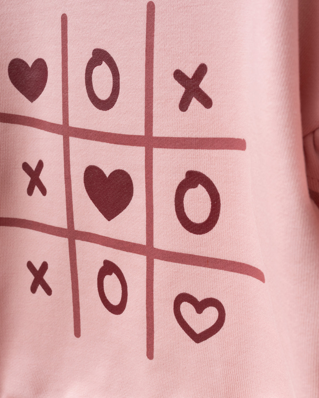Xo Burgundy and Pink Baby Set