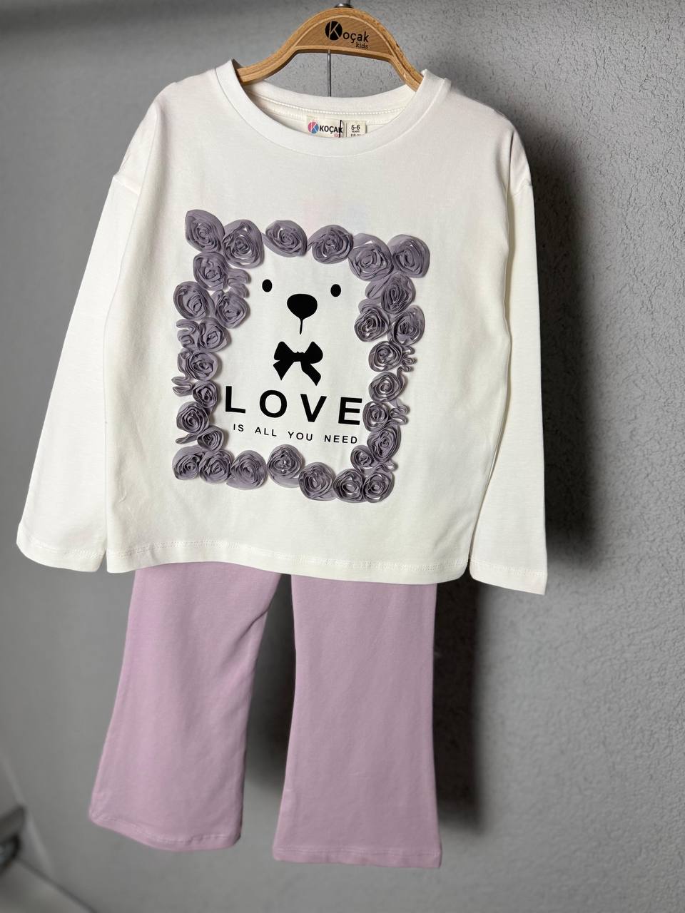 Purple Teddy Set