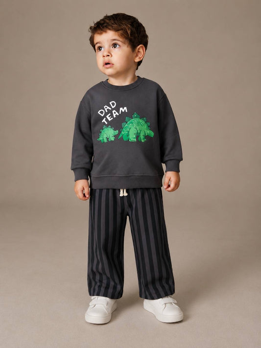 Dad Team Striped Set