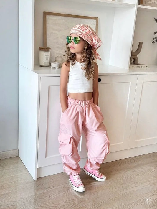 Parachute Pink Crop Set