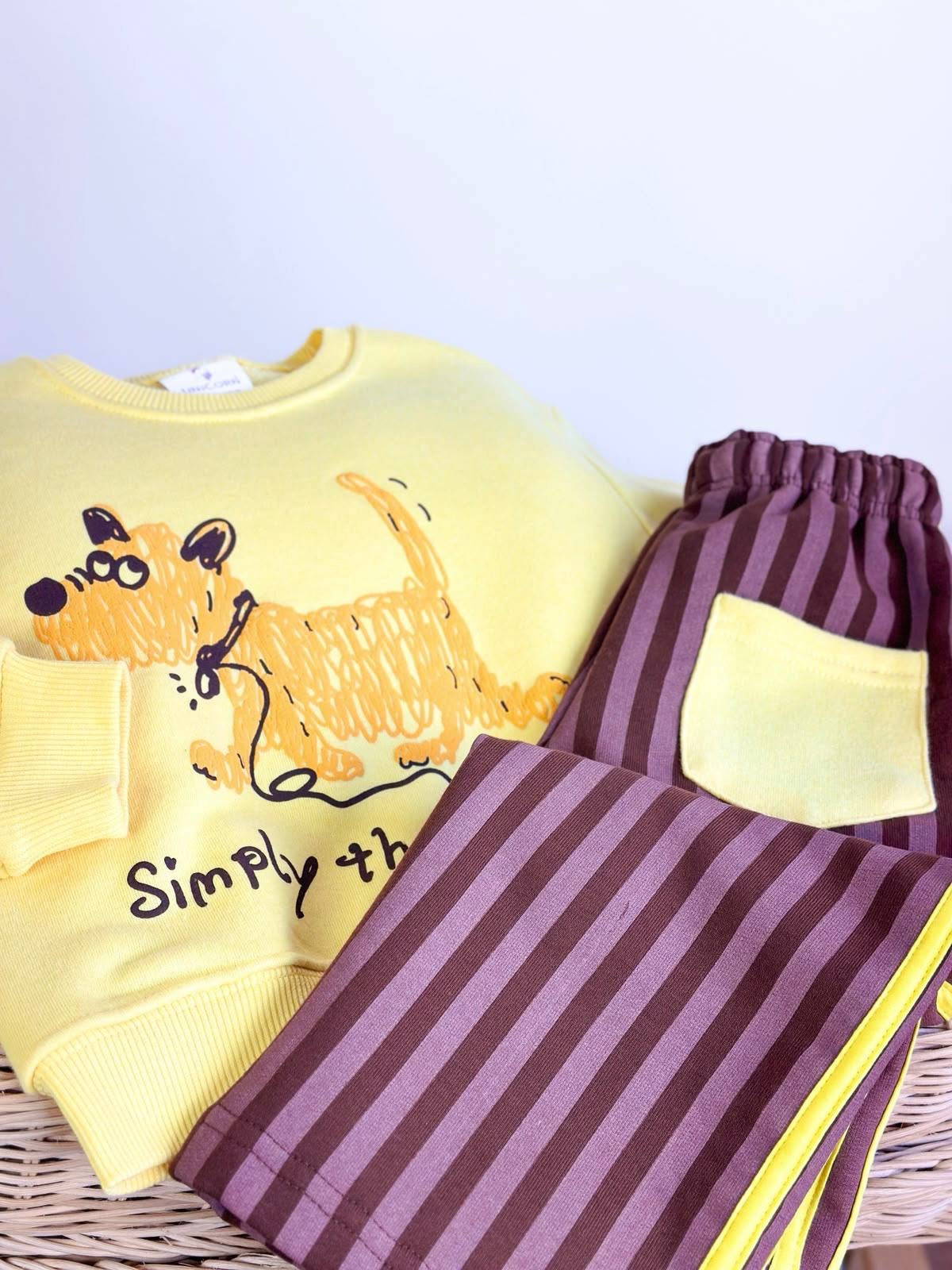 Simply The Bestie Yellow Set