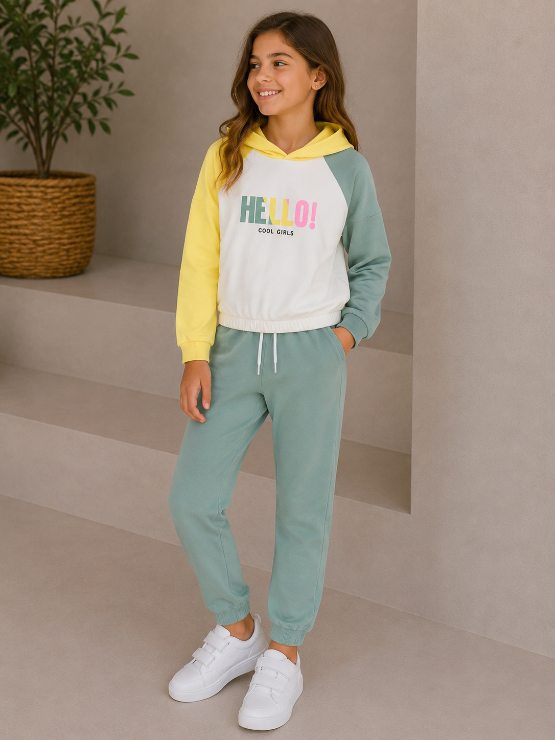 Hello Cool Girls Colorblock Set