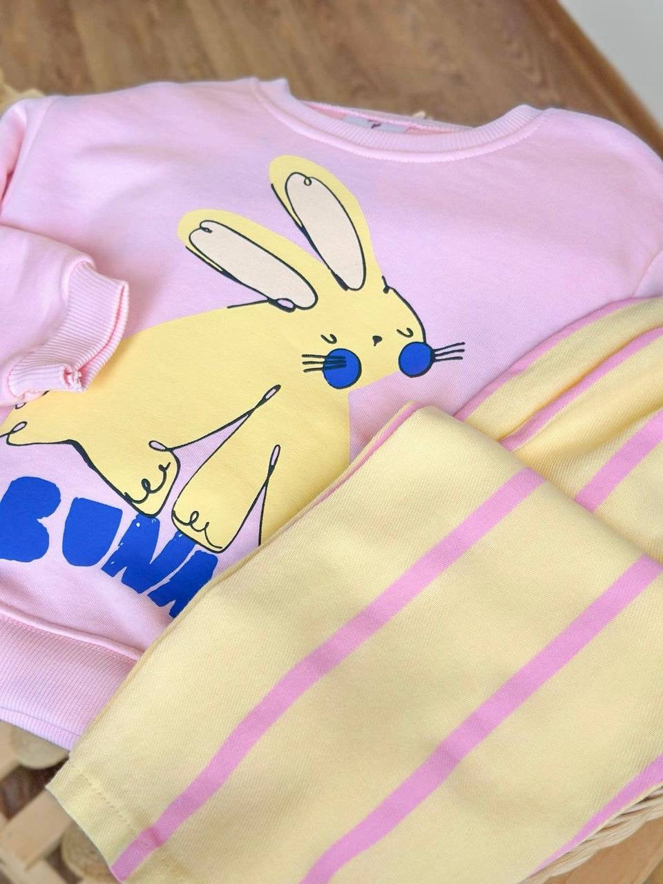 Pink and Yellow Bunny Set