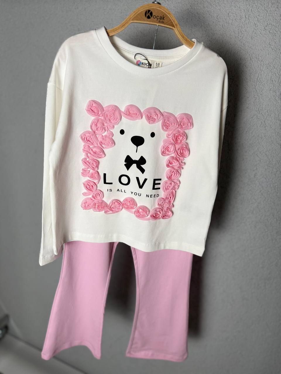Pink Teddy Set