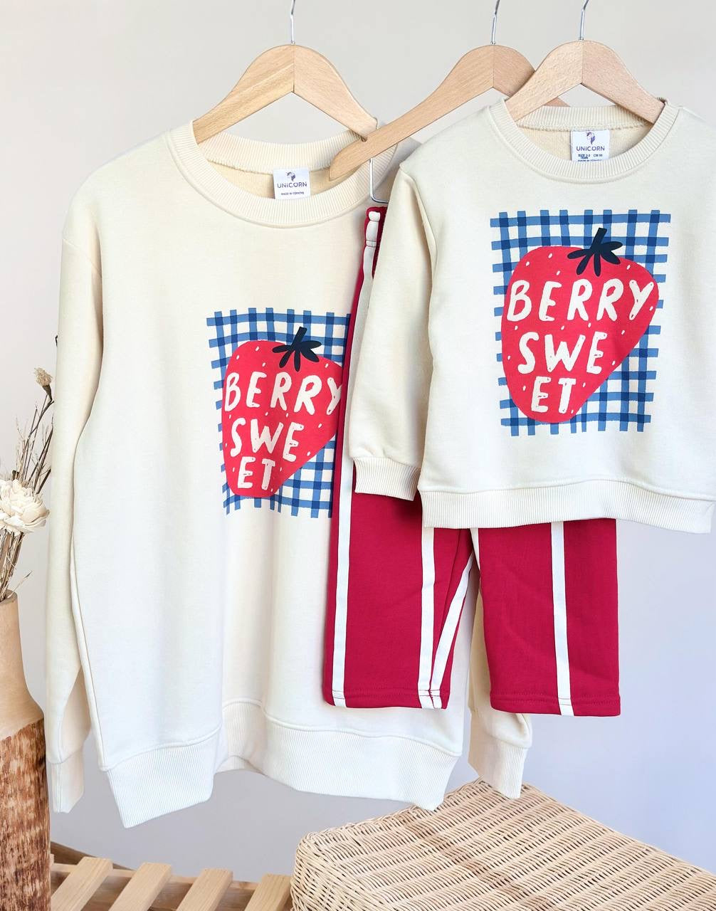 Berry Sweet Set and Matching Mom Sweater
