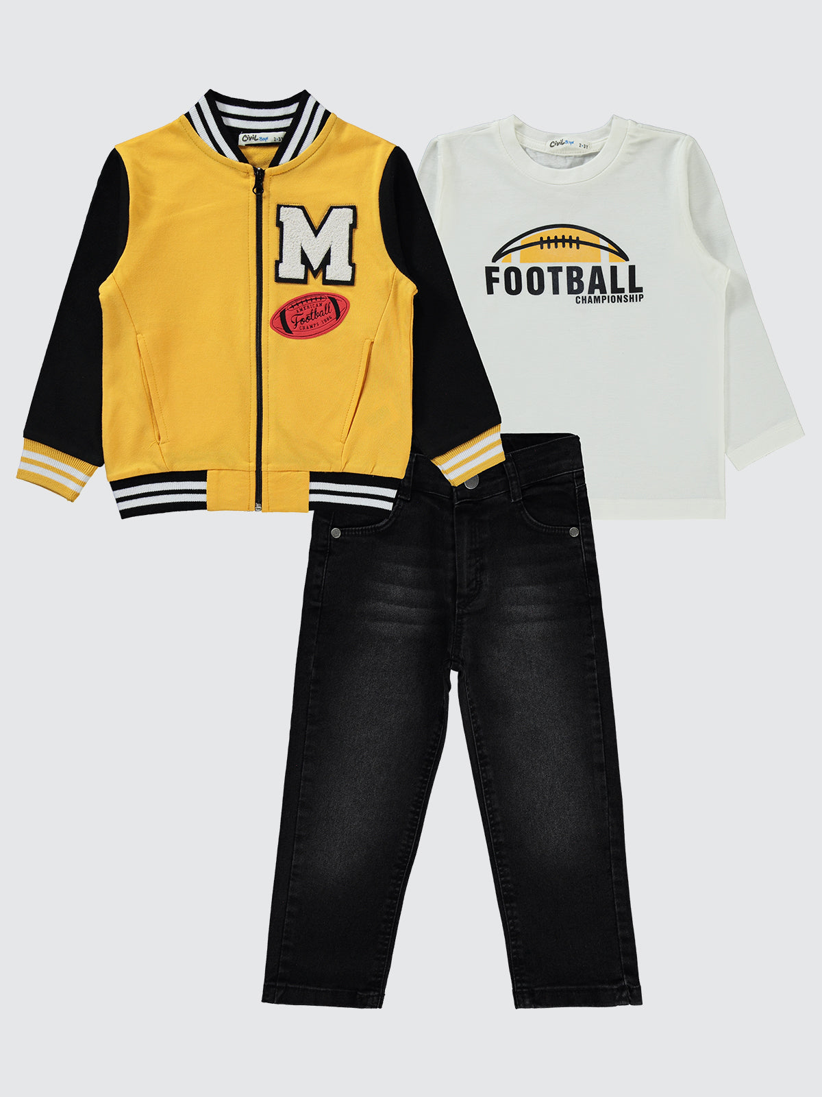 Jeans, Shirt and Jacket Sets