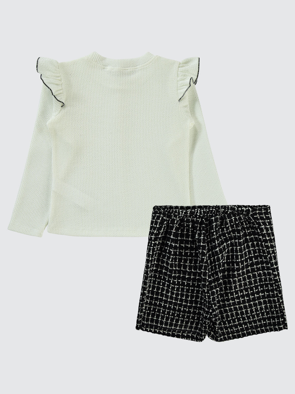 Tweed Shorts Set