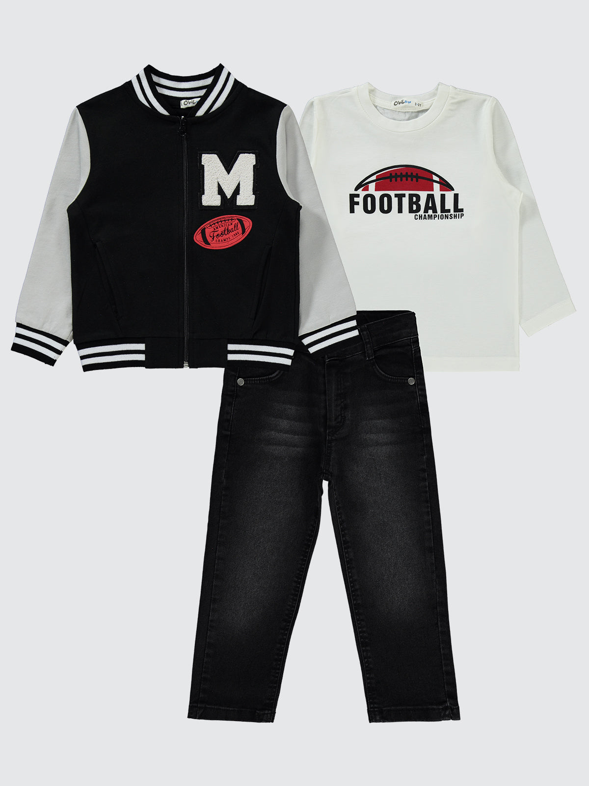 Jeans, Shirt and Jacket Sets