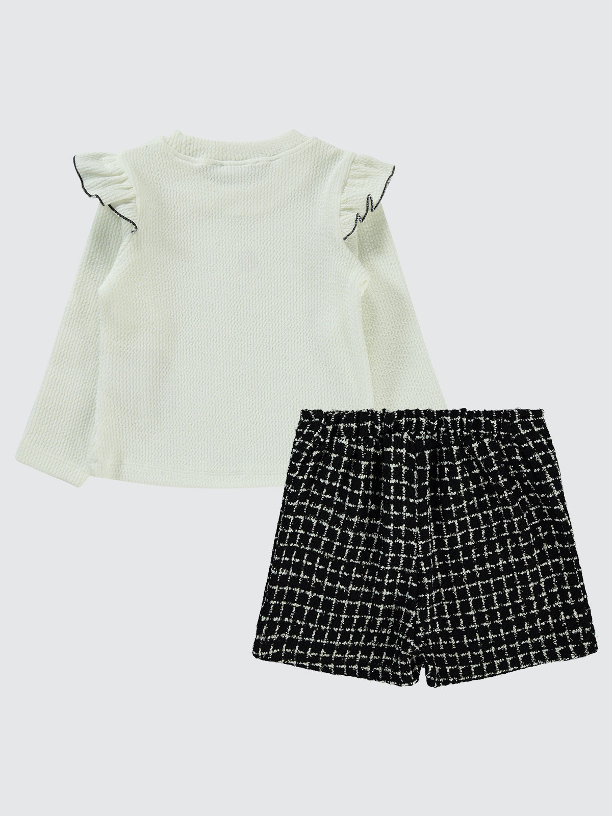 Tweed Shorts Set