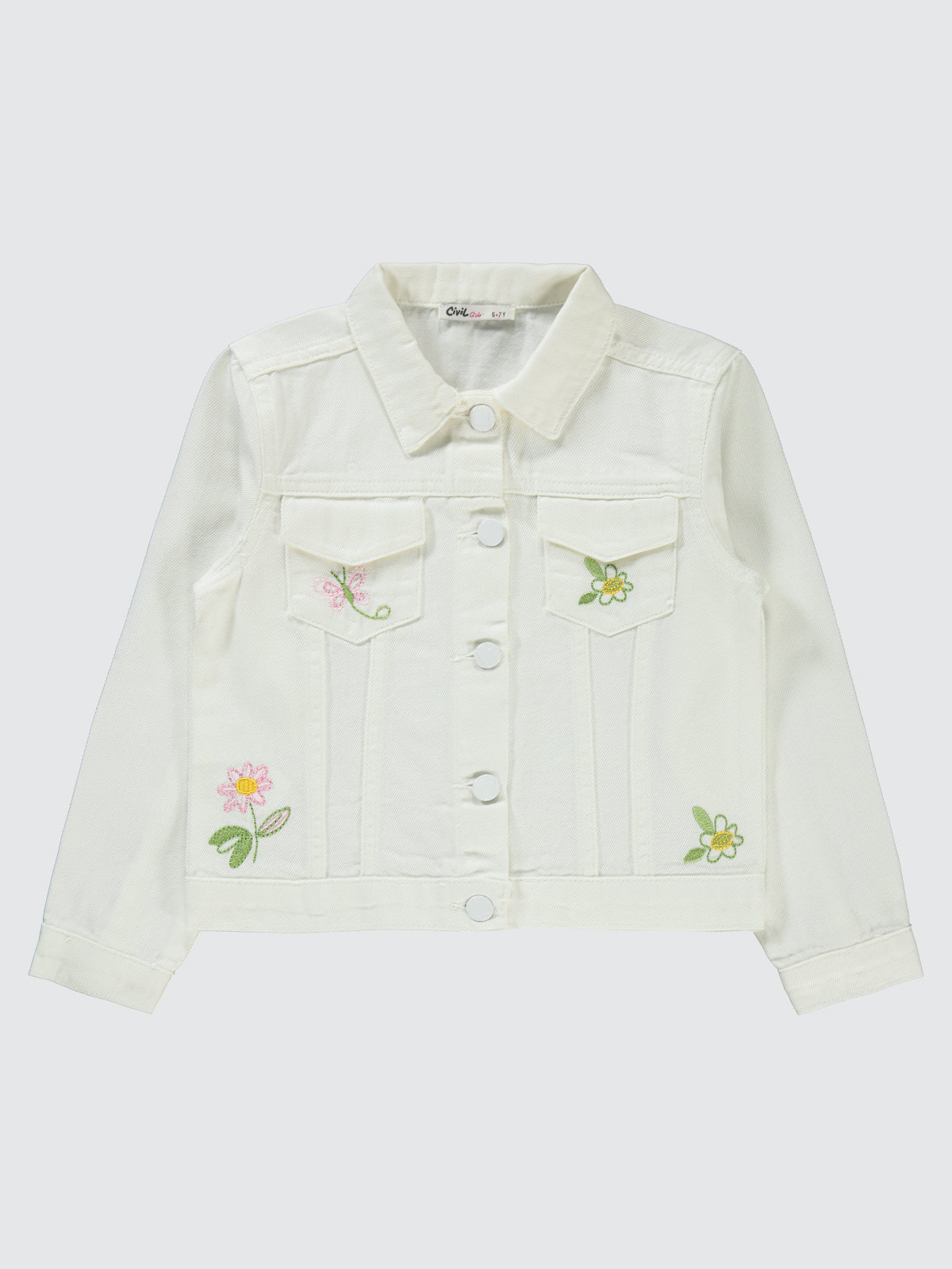 Denim Embroidered Jacket