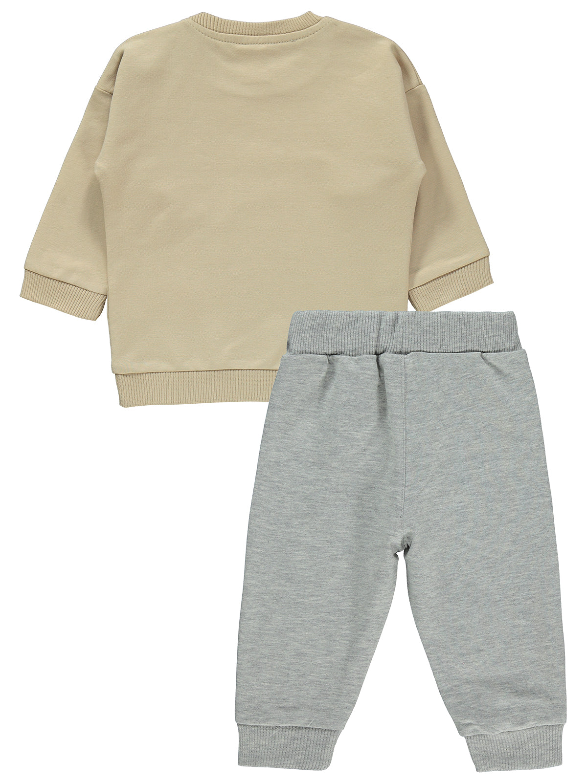 Gray Beige Fall Set