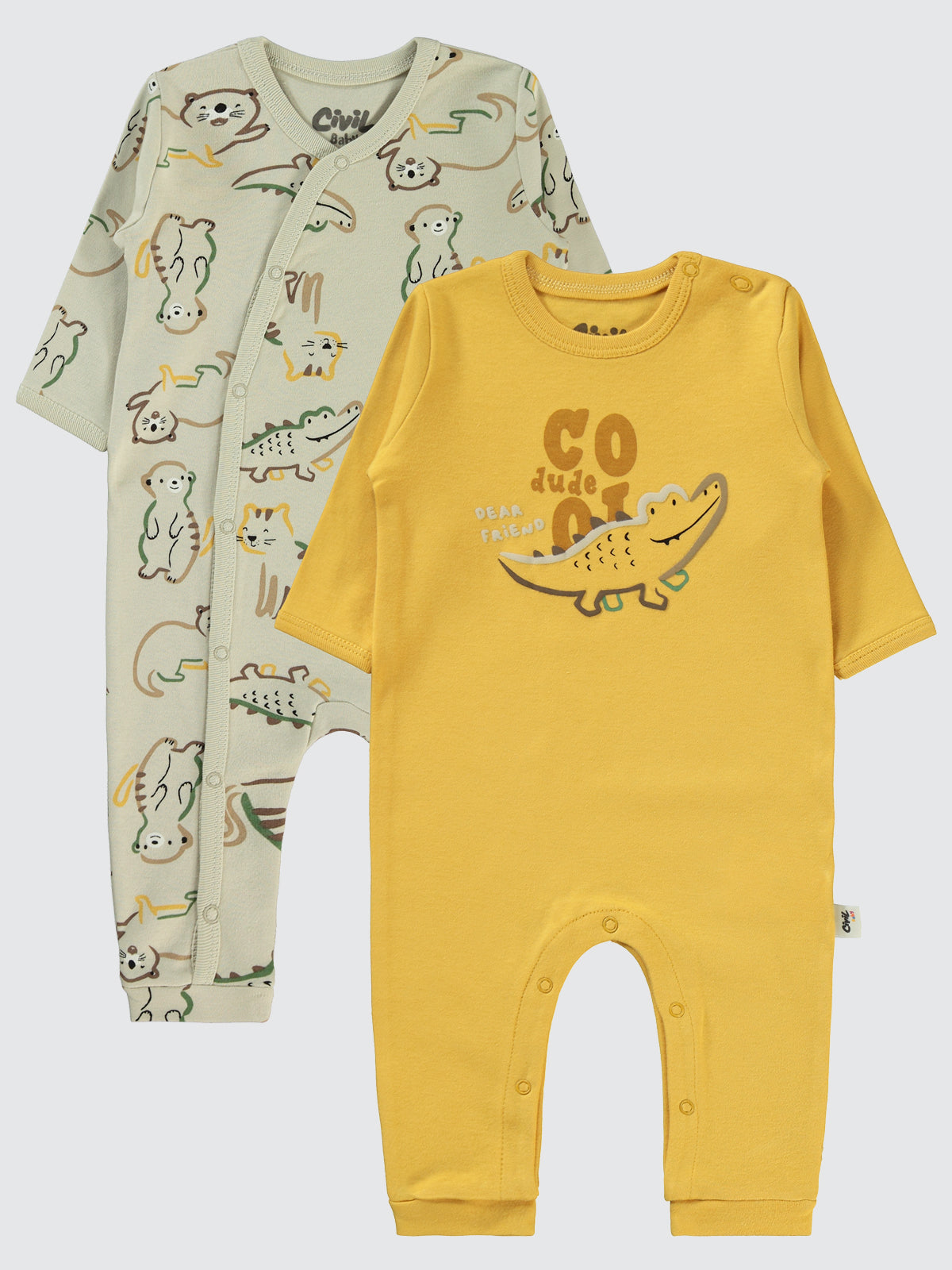 Set of 2 colored Jumpsuits