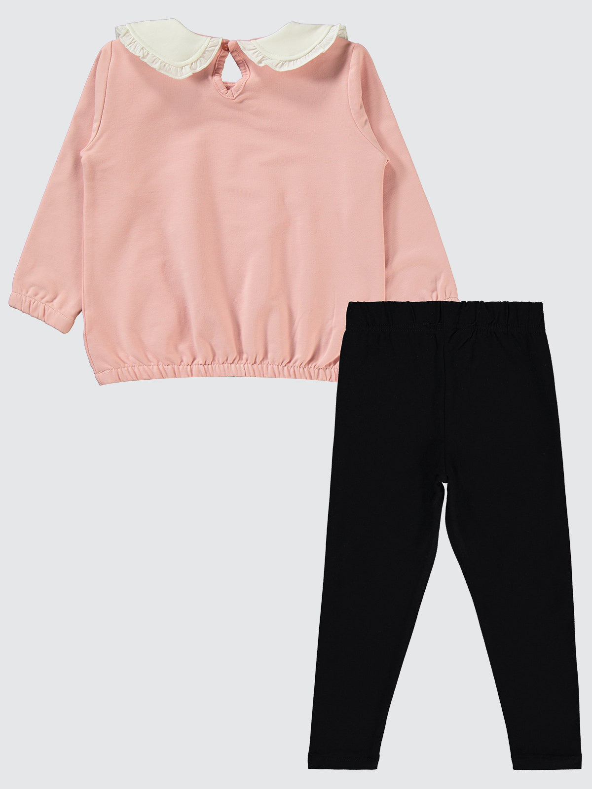 Collared Sweatshirt and Legging Set