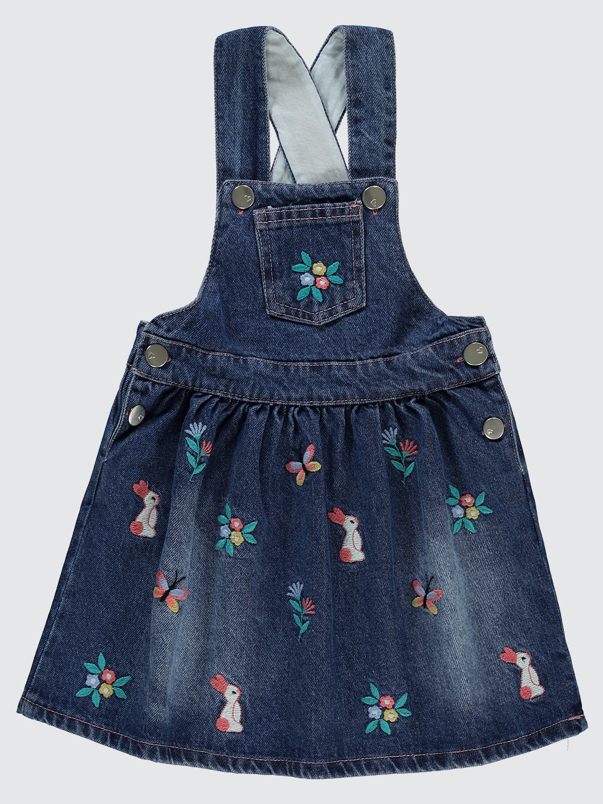Pinafore Denim Dress