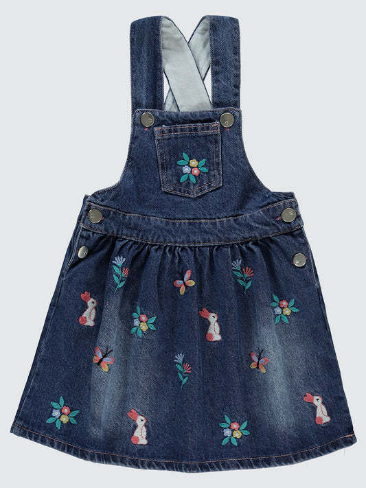 Pinafore Denim Dress