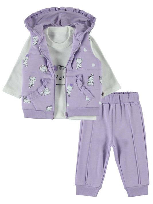 Cat Gilet Set