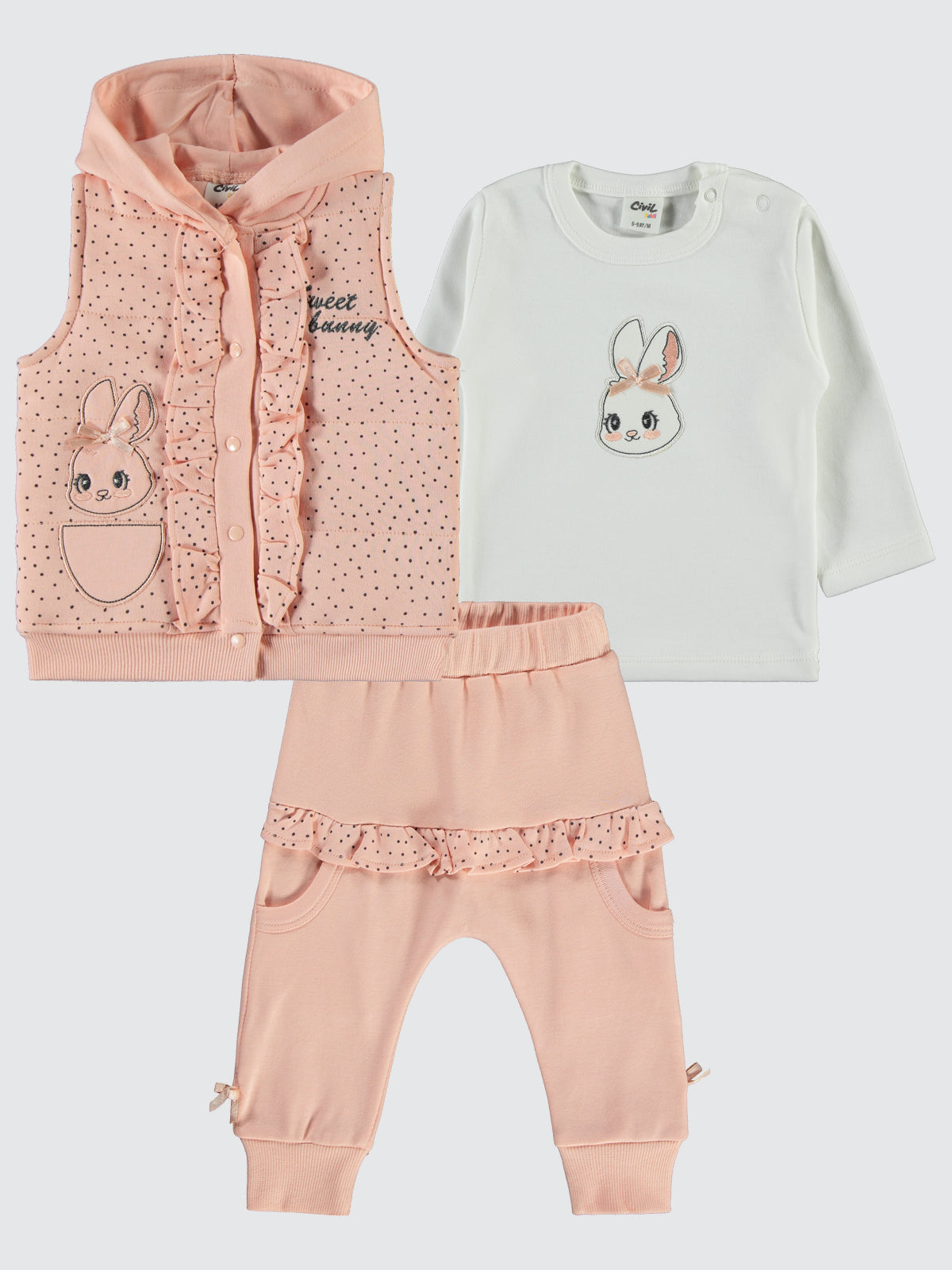 Bunny Gilet Set