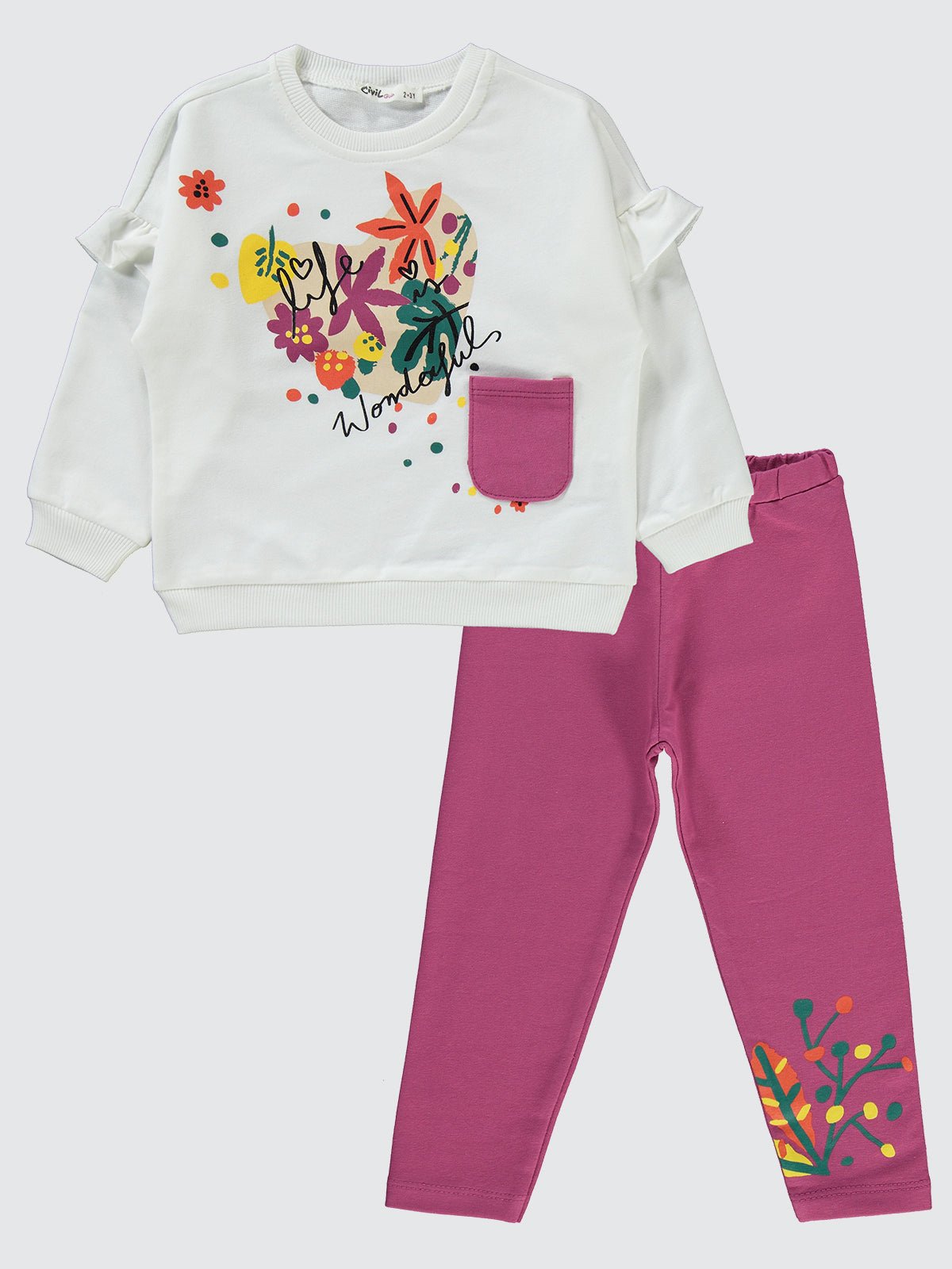 Sweatshirt and Leggings Set