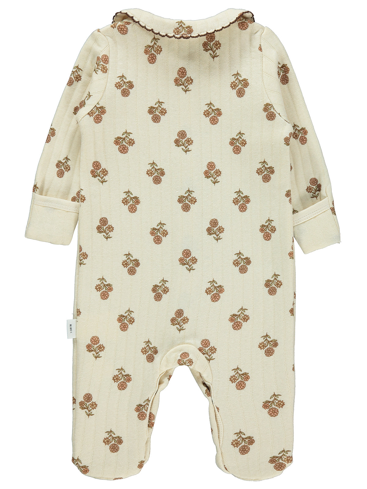 Beige Flowers Overall