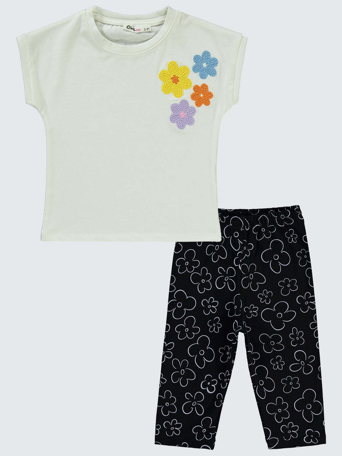 Embroidered flowers set🌸