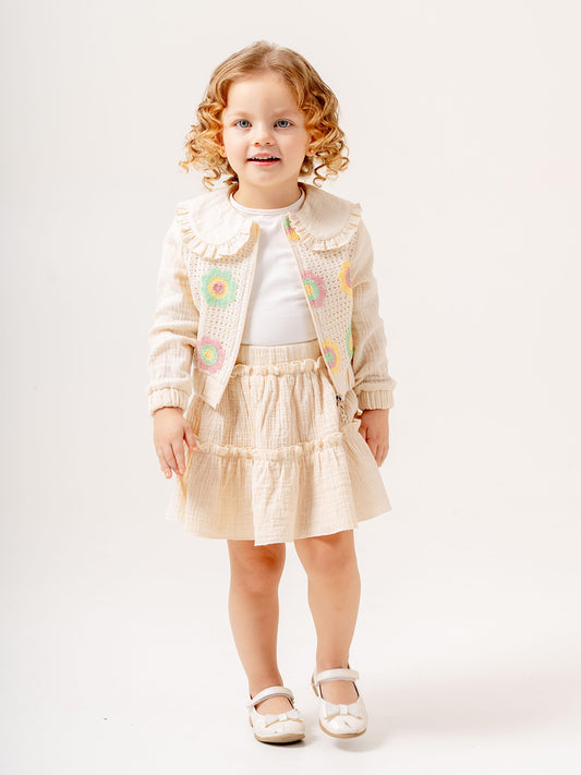 Embroidered 3 pcs Set
