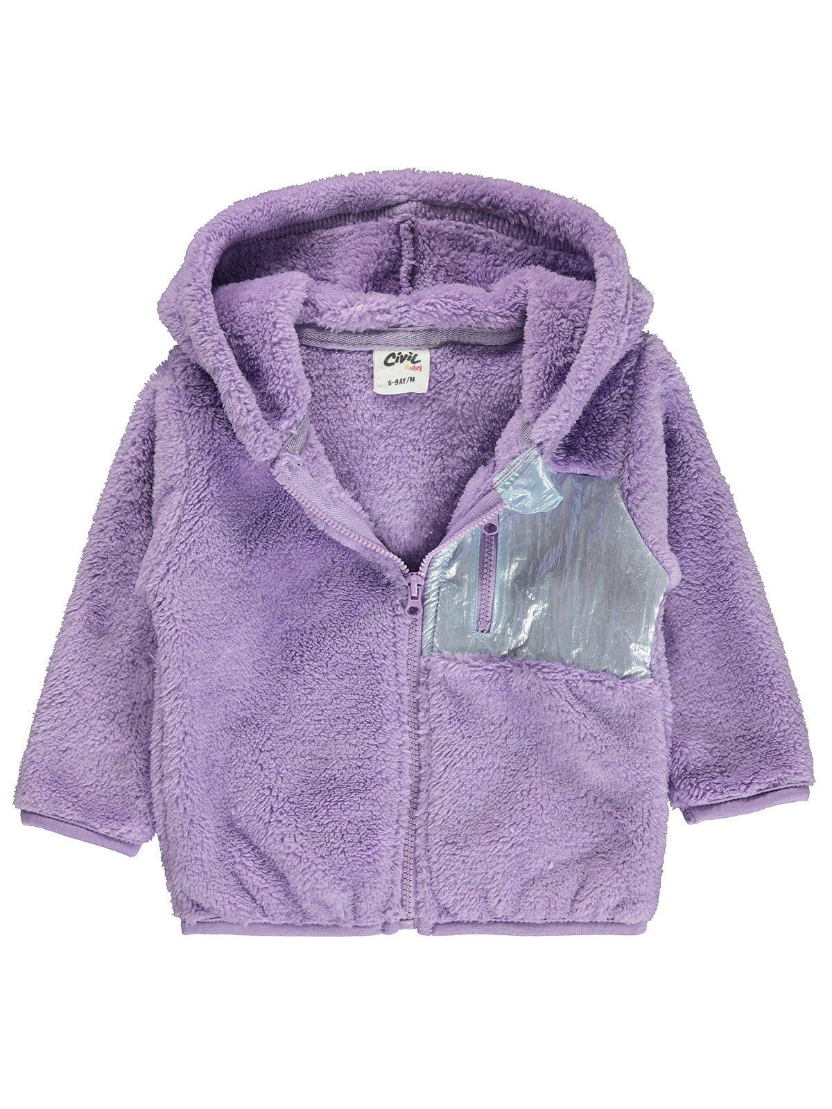 Fleece Zipper Cardigan
