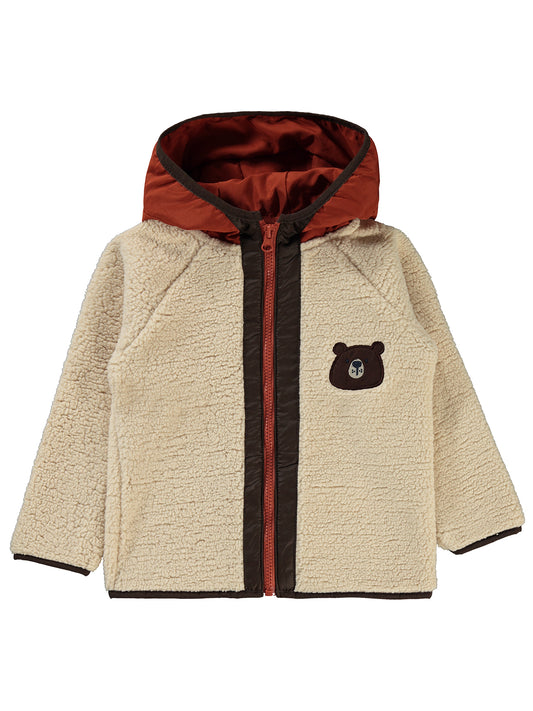 Fleece Bear Ears Cardigan