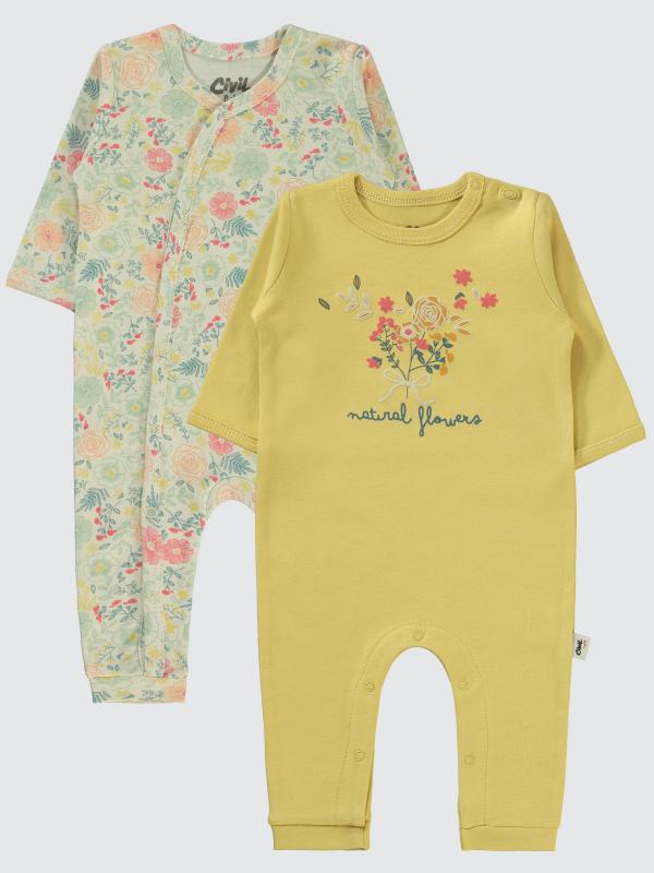 Set of 2 colored Jumpsuits