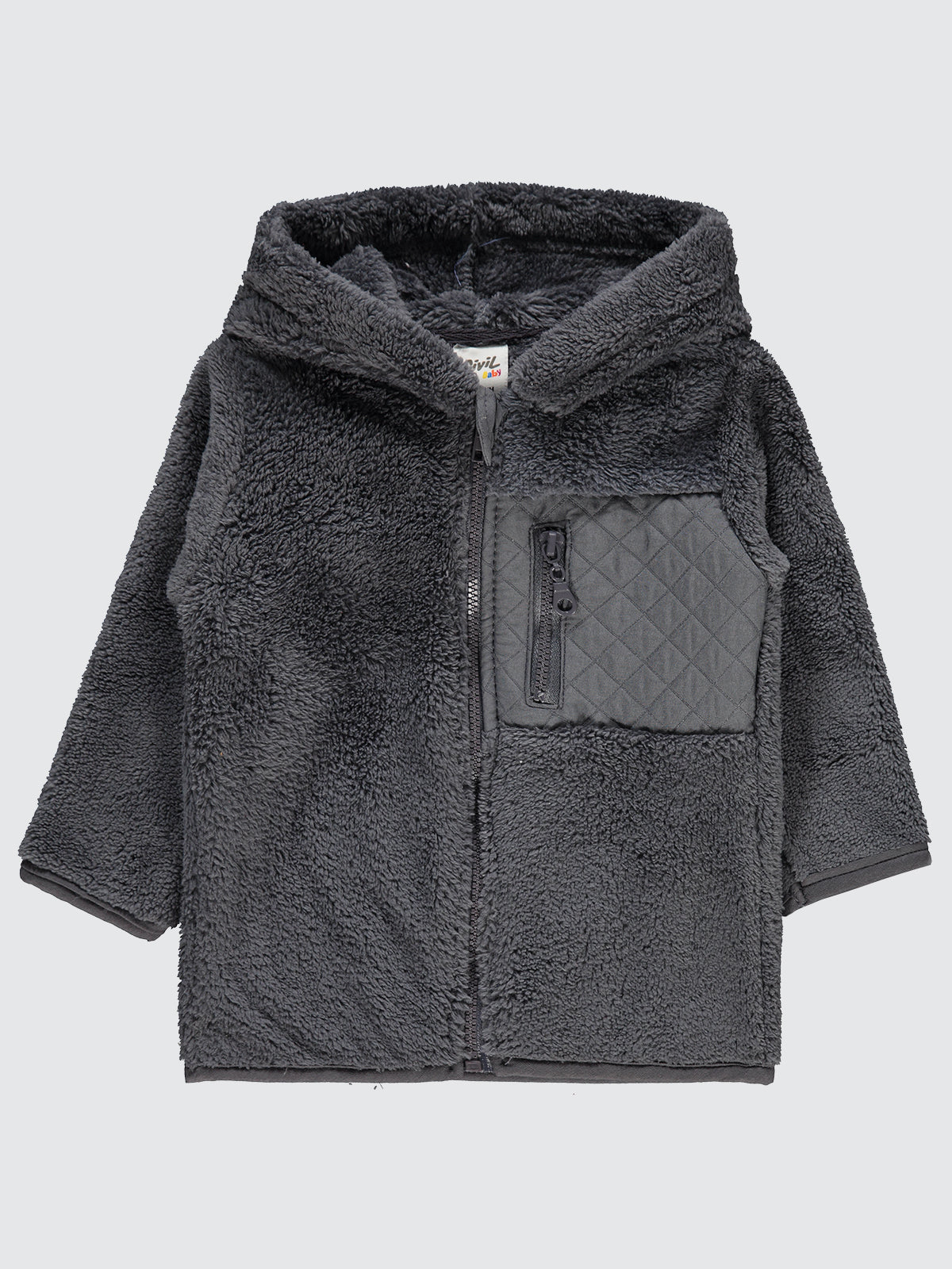 Baby Fleece Zipper Cardigan