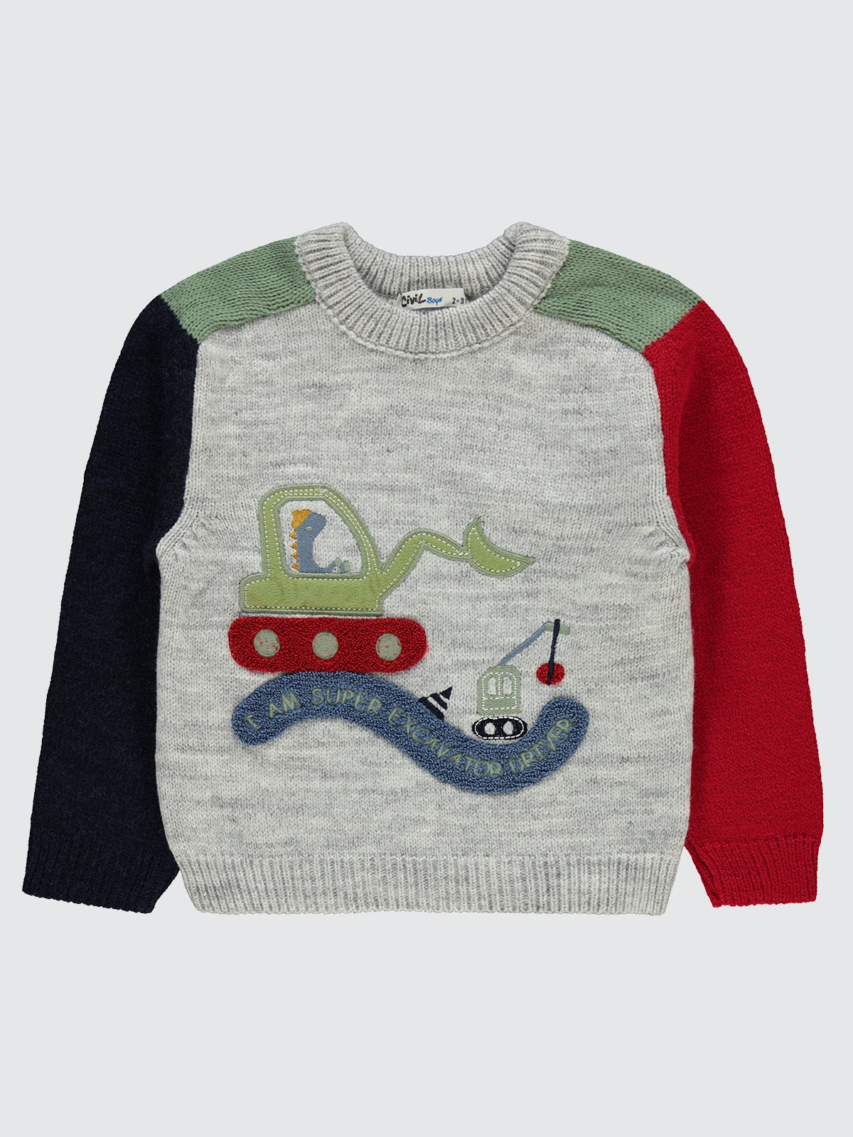 Excavator sweater