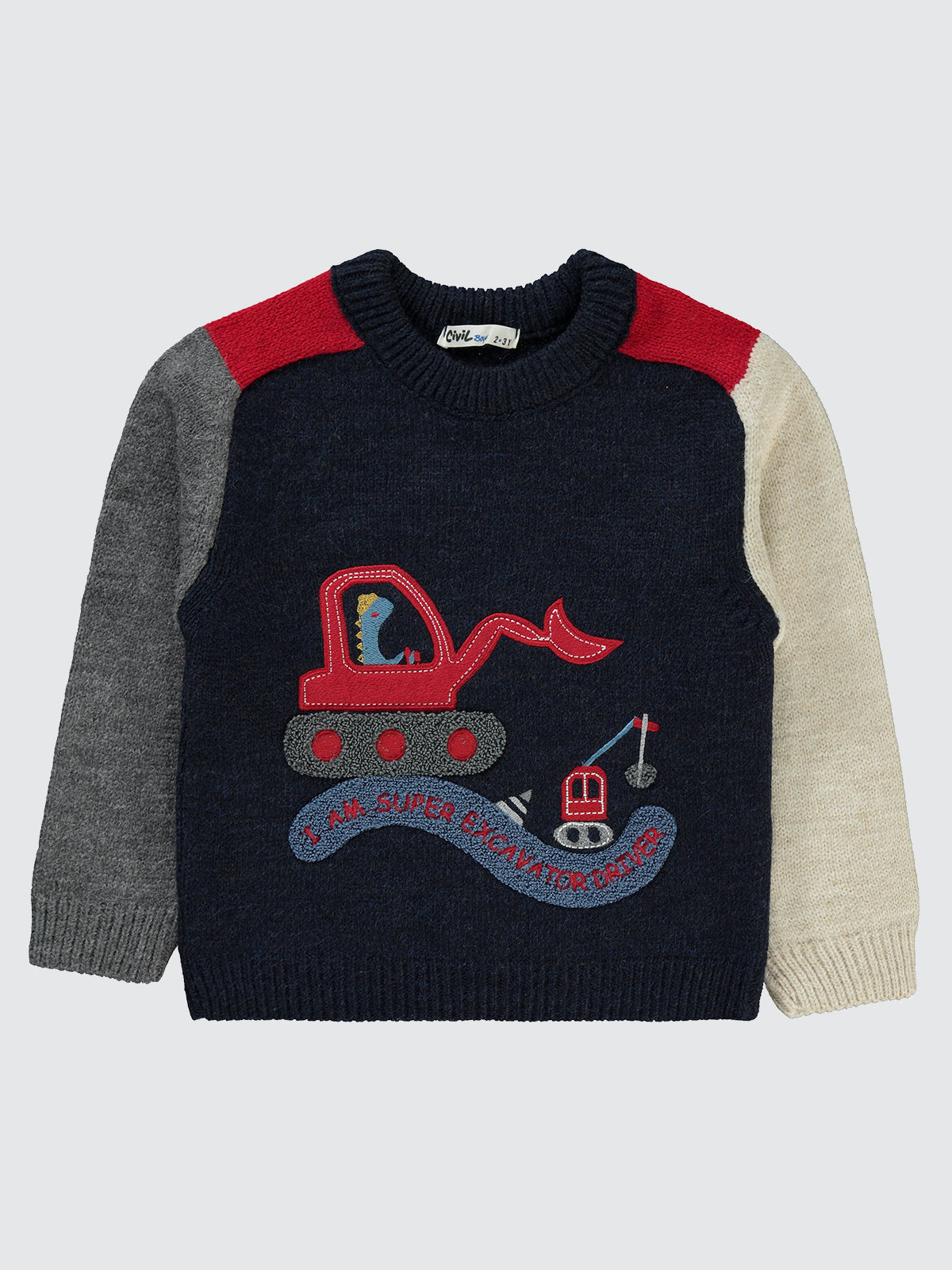 Excavator sweater