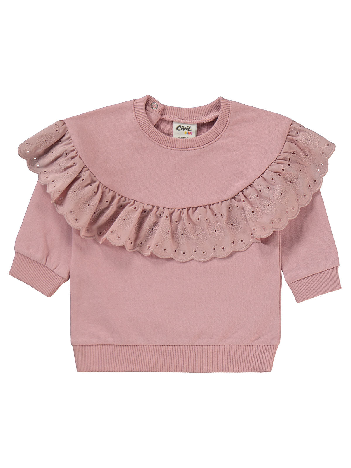 Broderie Frills Joggers Set